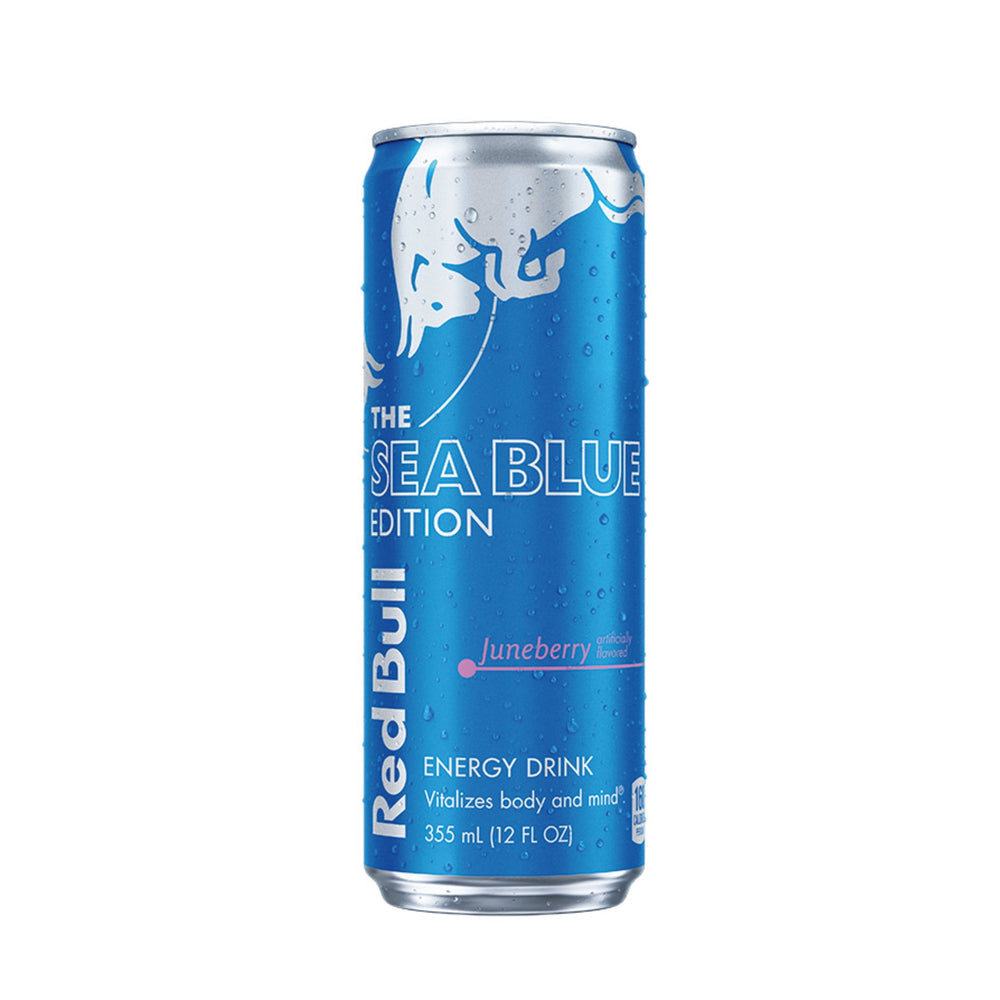 Red Bull Sea Blue Edition Juneberry · Bebida energética · 355 ml · lata