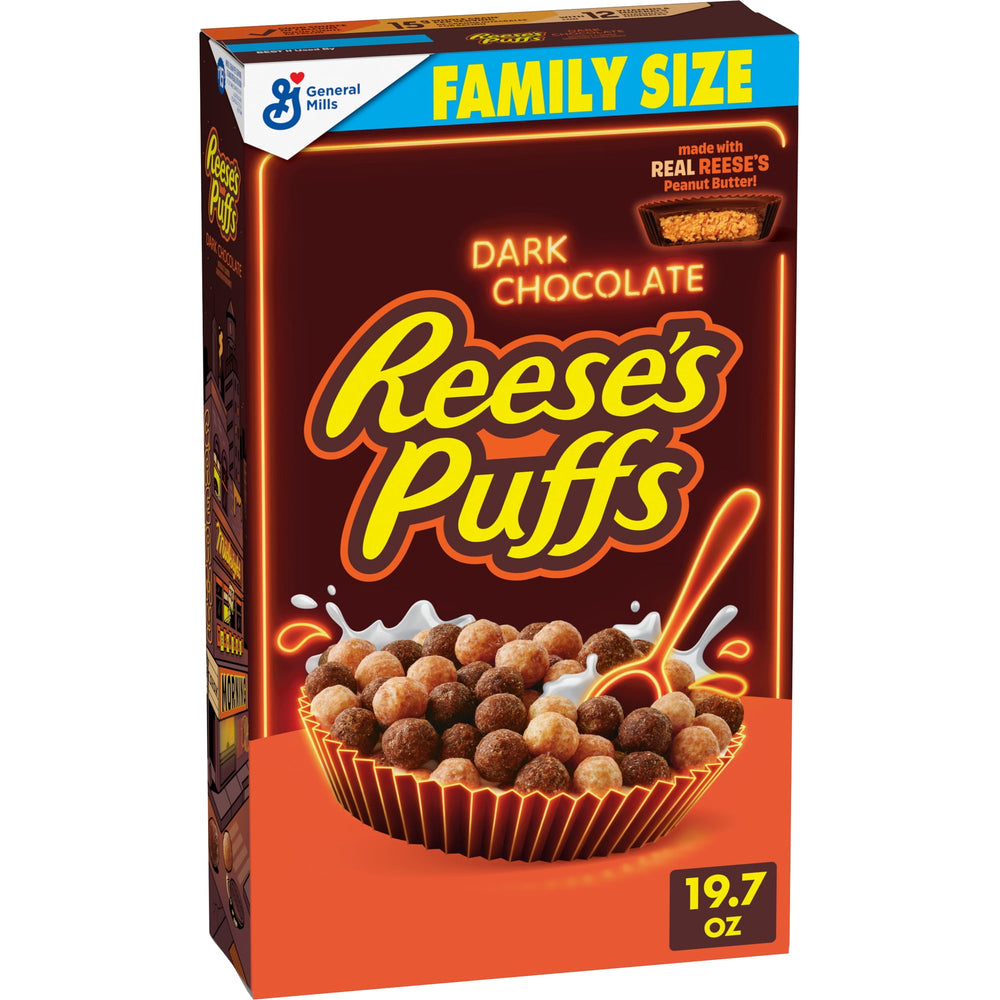 REESE'S PUFFS Dark Chocolate · Cereal · 558 g · tamaño familiar