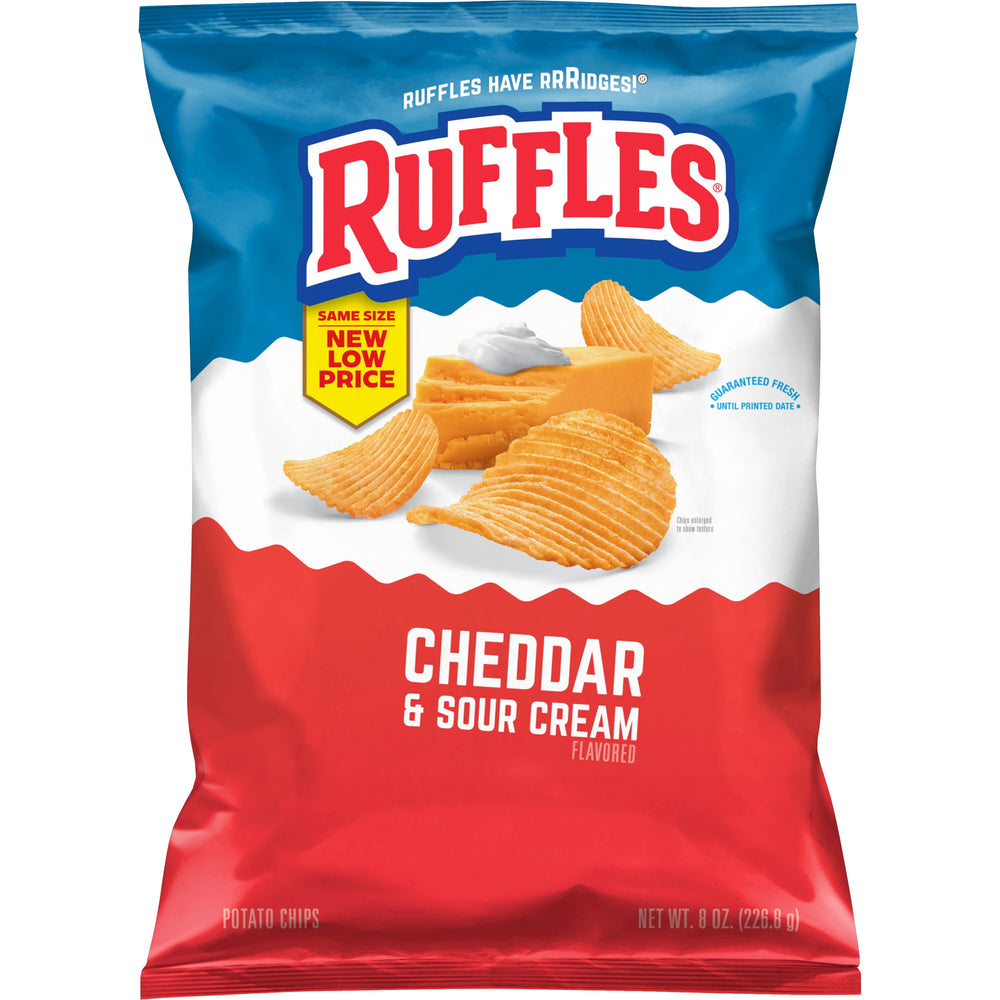 Ruffles Cheddar & Sour Cream · Papas · 227 g · bolsa