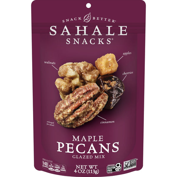 Sahale Maple Pecans Glazed Gluten Free · Nueces · 113 g · sobre