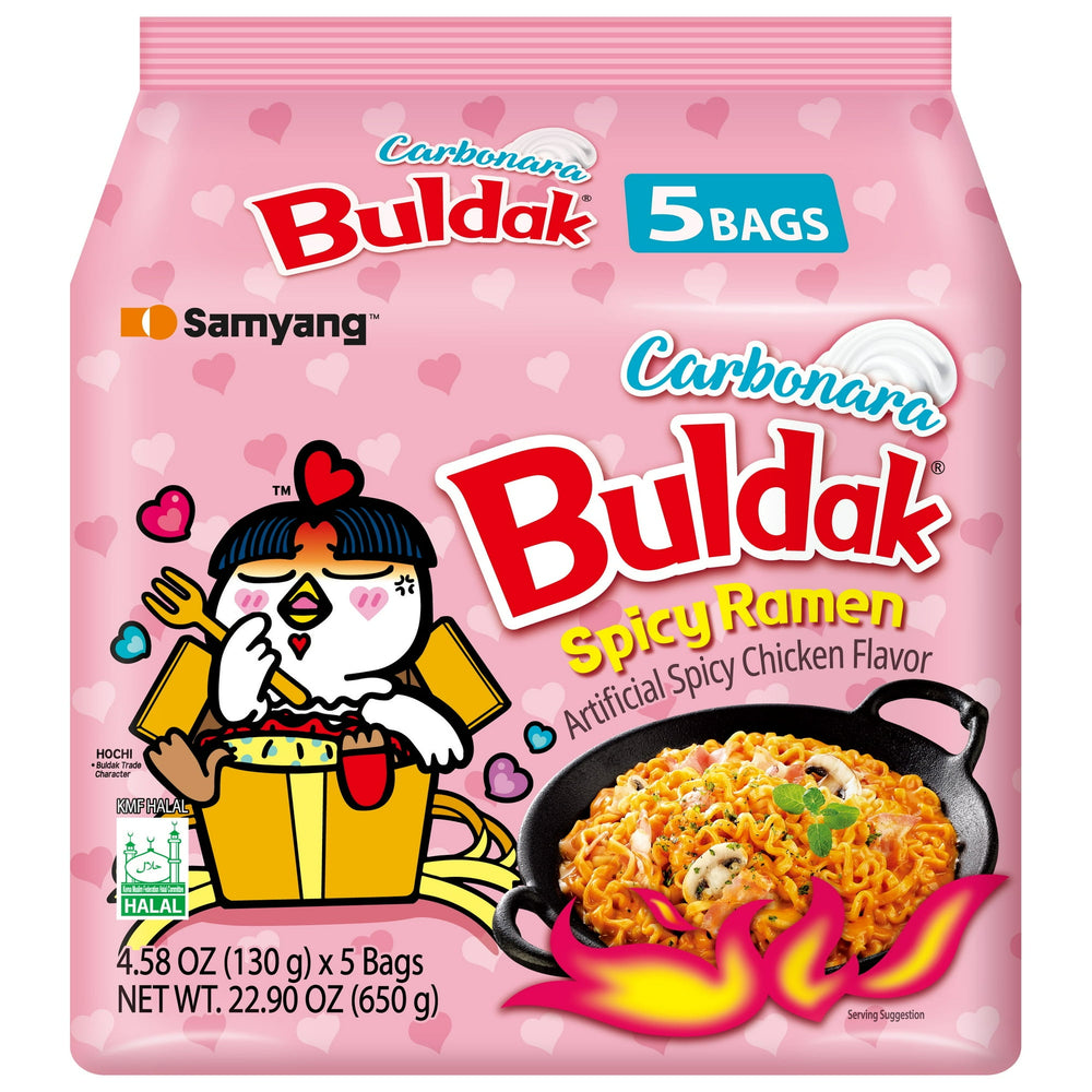 Samyang Buldak Carbonara · Ramen instantáneo · 650 g