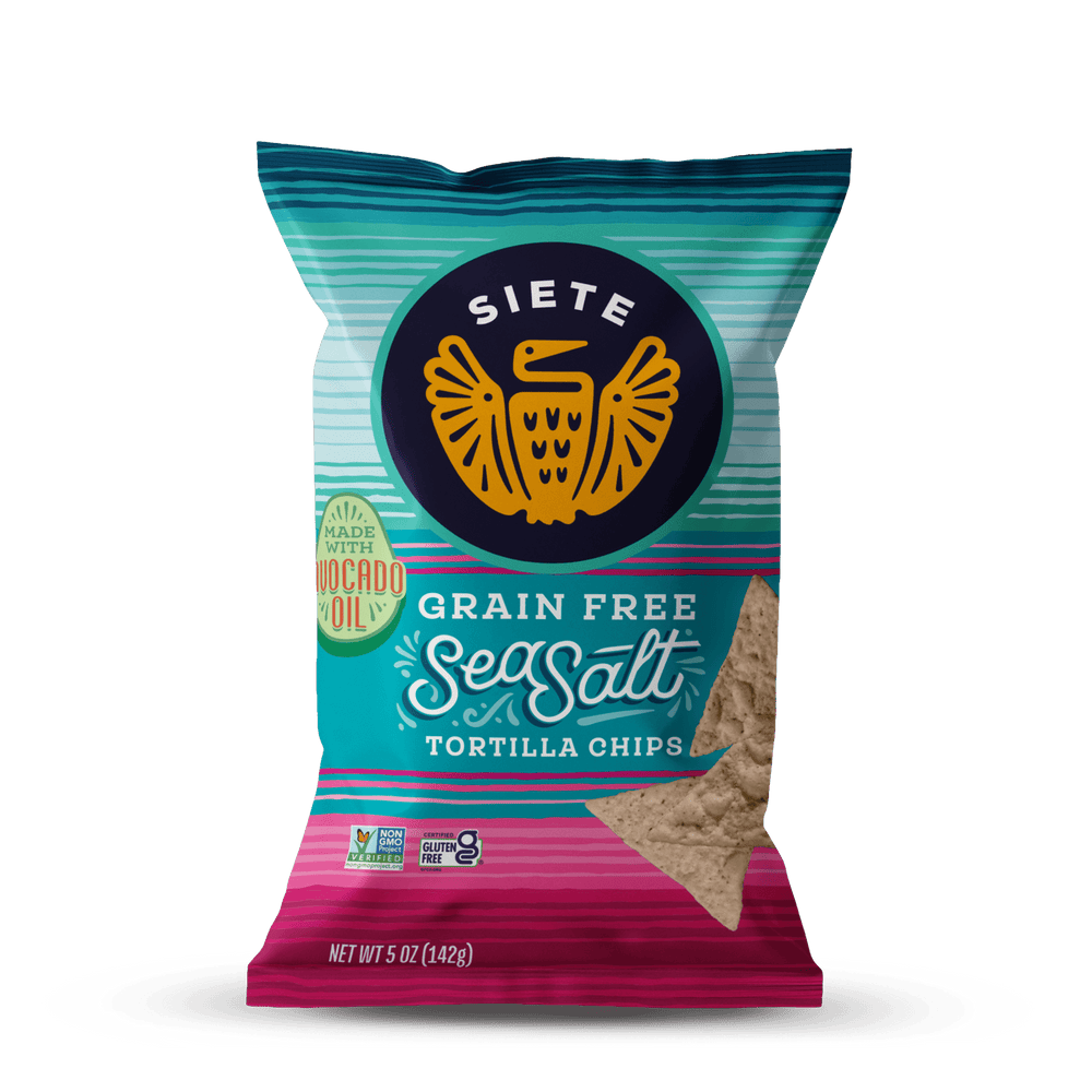 Siete Family Foods Sprinkle of Sea Salt · Totopos · 142 g