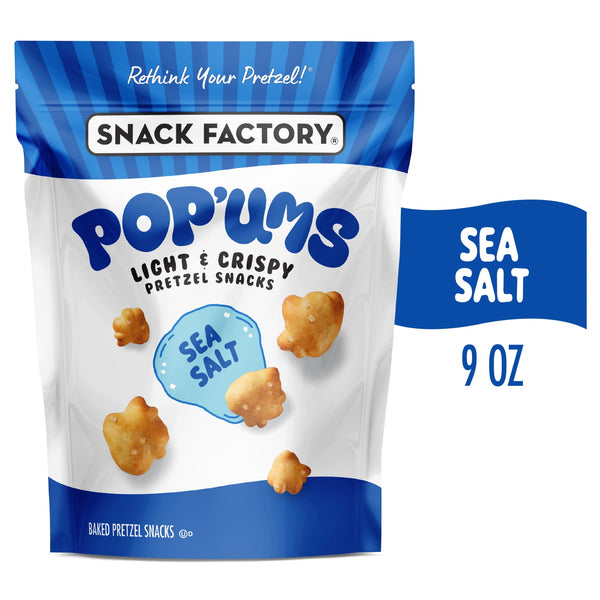 Factory Pop'ums Sea Salt Pretzel · Pretzels · 255 g · bolsa
