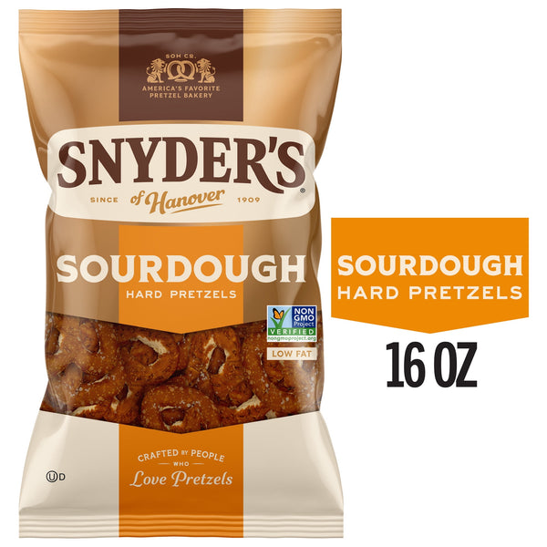 Snyder's of Hanover Sourdough Hard · Pretzels · 454 g · bolsa