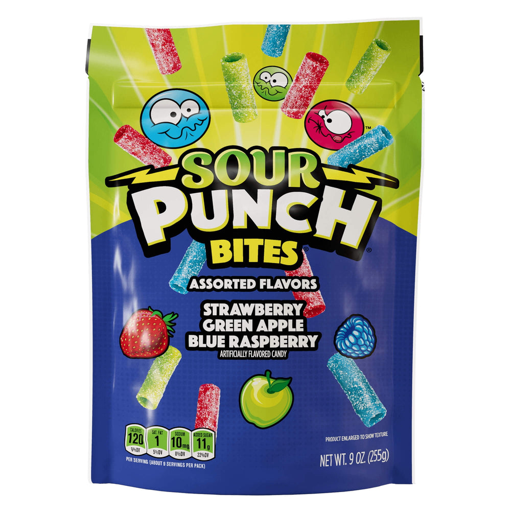 Sour Punch Bites Assorted · Dulce · 255 g · bolsa