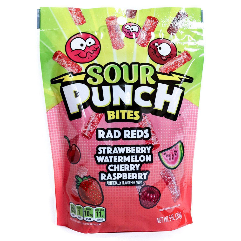 Sour Punch Bites Rad Reds · Dulce · 255 g