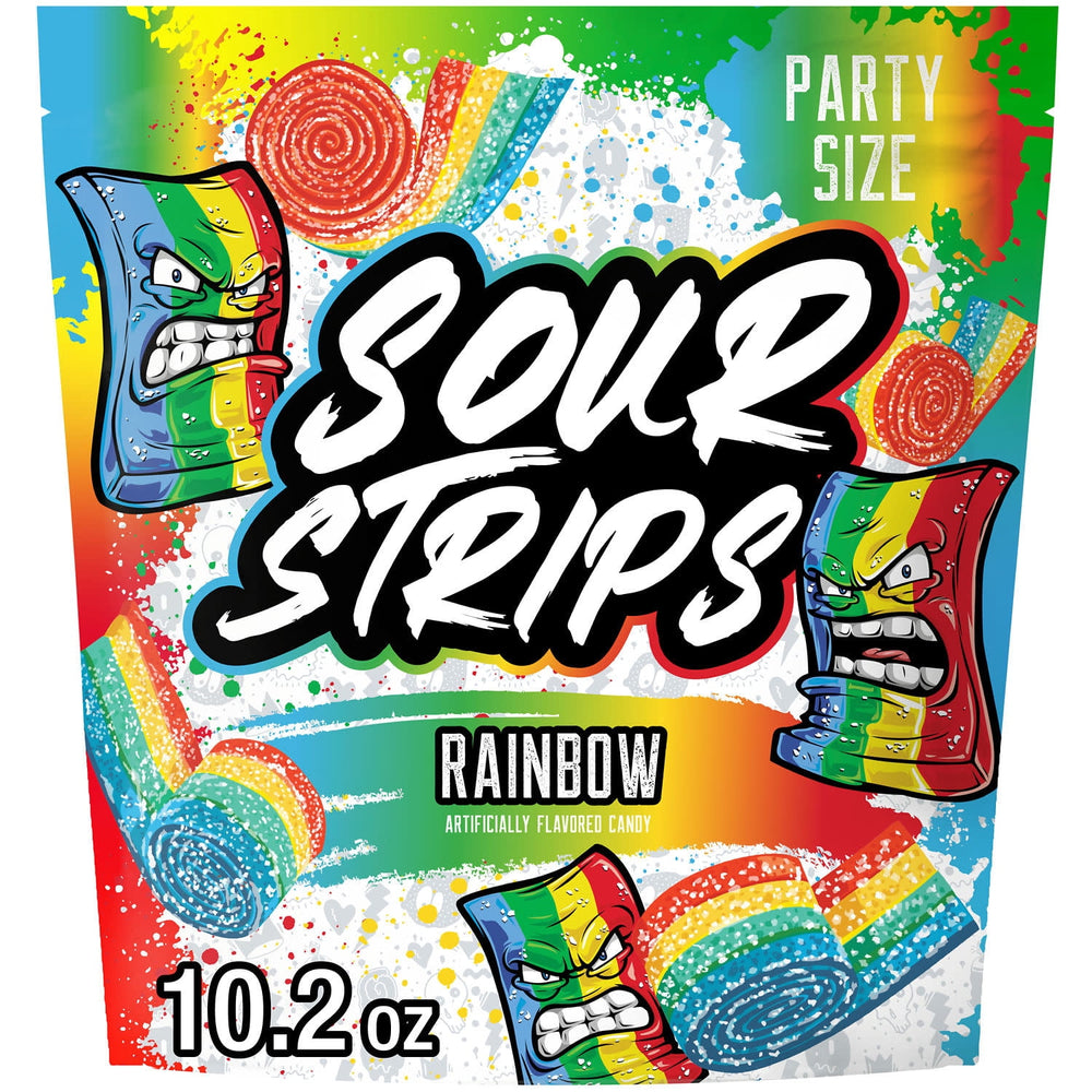 Sour Strips Rainbow Party · Dulce · 289 g · bolsa
