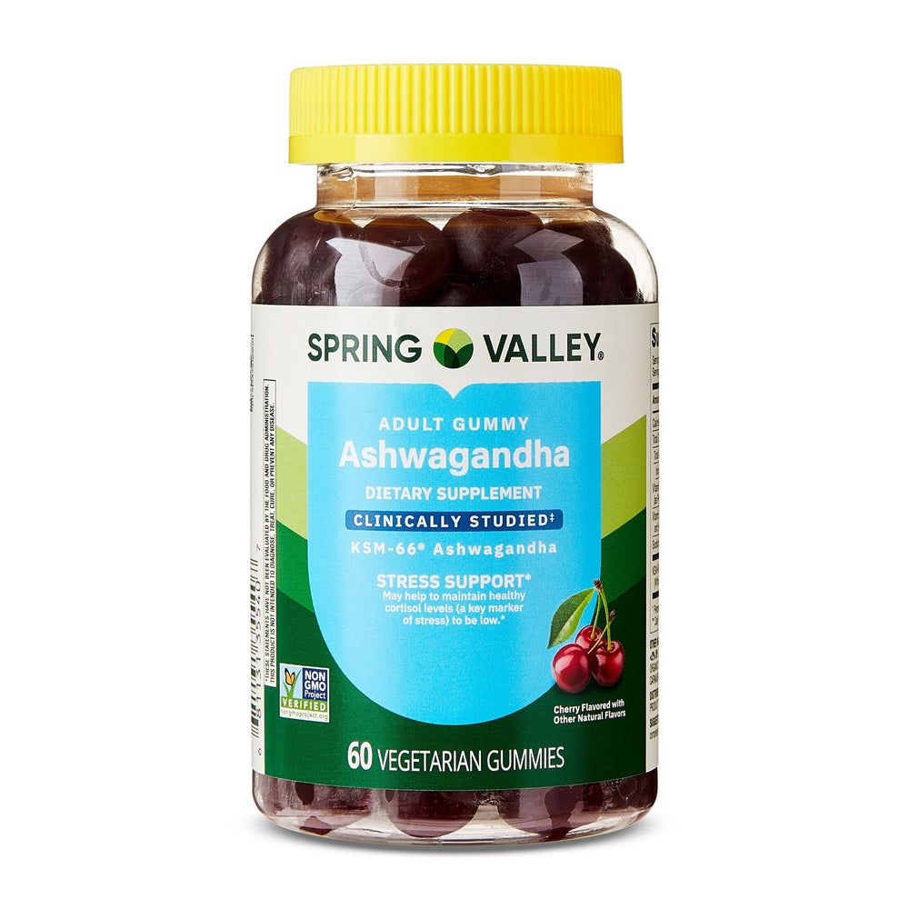 Spring Valley Ashwagandha · Suplemento dietético · 60 gomitas