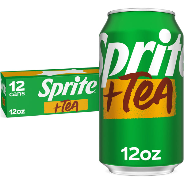 Sprite + Tea Lemon-Lime and Tea Soda · Refresco · 12 pack de 355 ml