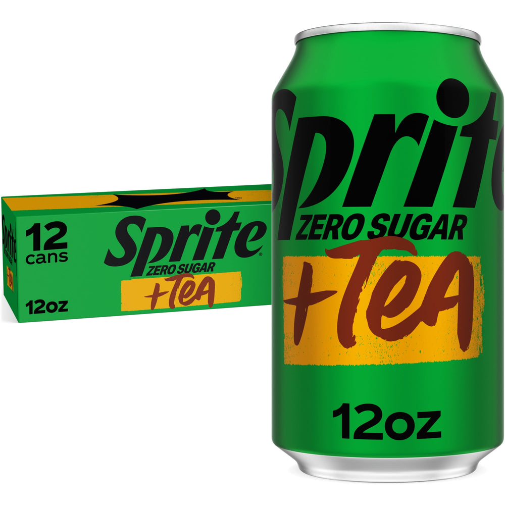 Sprite + Tea Zero Sugar Lemon-Lime and Tea Soda · Refresco · 12 pack de 355 ml