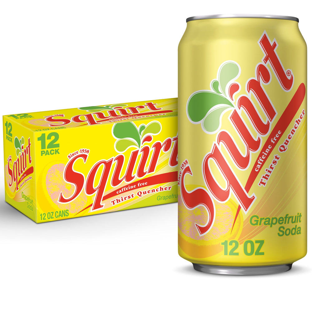 PR Squirt Grapefruit sin cafeína · Refresco · 12 latas de 355 ml
