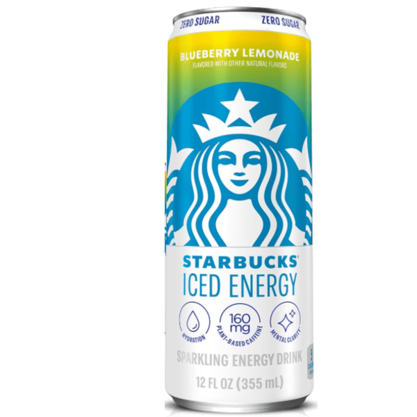 Starbucks Iced Energy Blueberry Lemonade · Café y cremas · 355 ml · lata