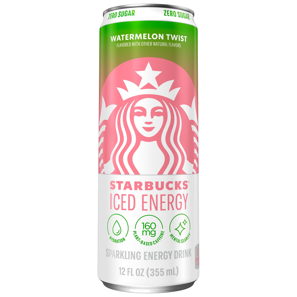 Starbucks Iced Energy Watermelon Twist · Café y cremas · 355 ml · lata