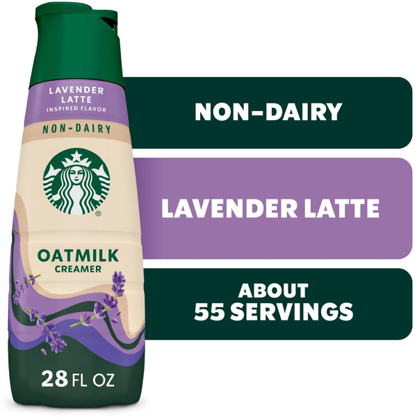 Starbucks Lavender Latte Inspired · Crema para café · 828 ml · botella