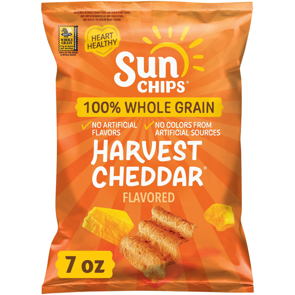 SunChips Harvest Cheddar · Papas · 198 g · bolsa