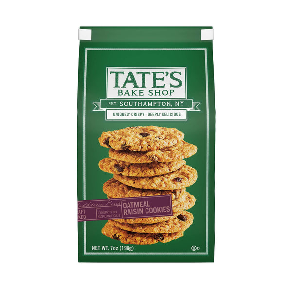 Tate's Bake Shop Raisin · Snack salado · 198 g