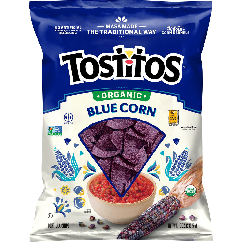 Tostitos Organic Blue Corn · Totopos · 283 g · bolsa