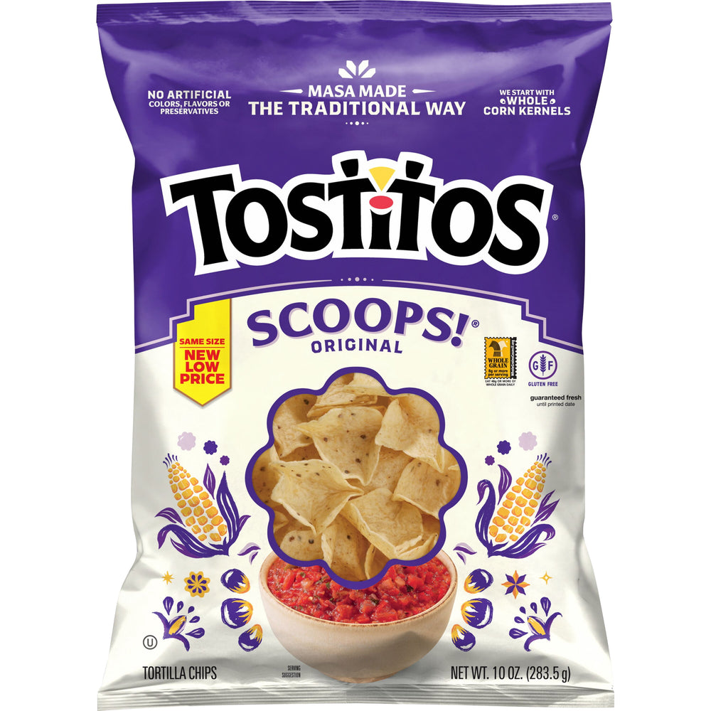 Tostitos Scoops Original · Totopos · 283 g · bolsa