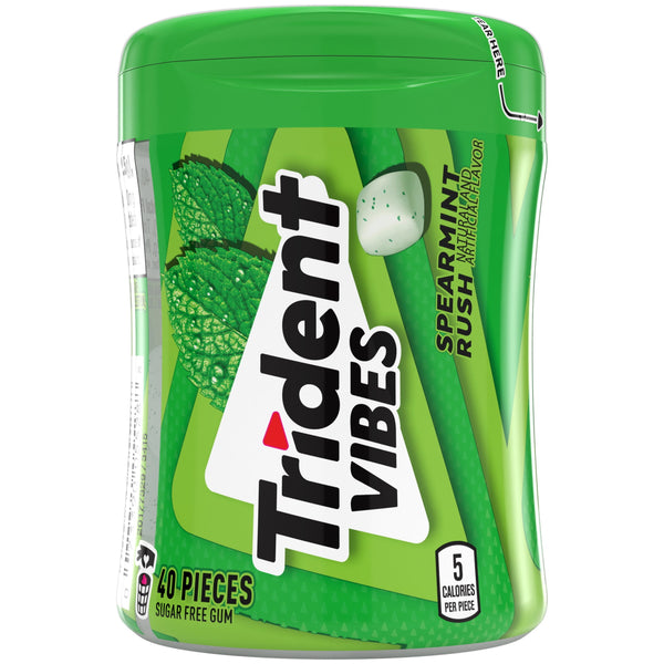 Trident Vibes Spearmint Rush sin azúcar · Chicles y mentas · botella