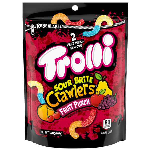 Trolli Fruit Punch Sour Brite Crawlers · Gomitas · 397 g · bolsa