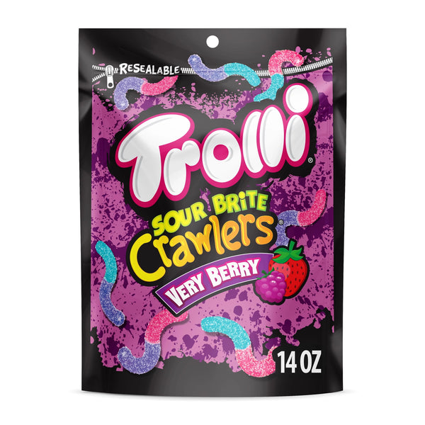 Trolli Sour Brite Crawlers Very Berry · Gomitas · 397 g