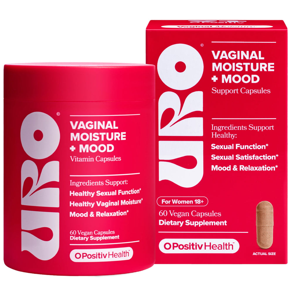 O Positiv Vaginal Moisture + Mood · Cápsulas de soporte · 60 cápsulas