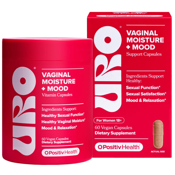 O Positiv Vaginal Moisture + Mood · Cápsulas de soporte · 60 cápsulas