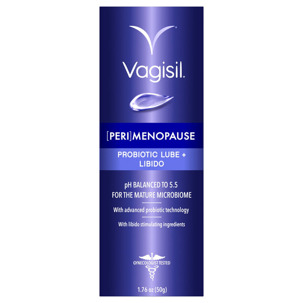 Vagisil Menopausia · Gel lubricante probiótico + libido · 50 g