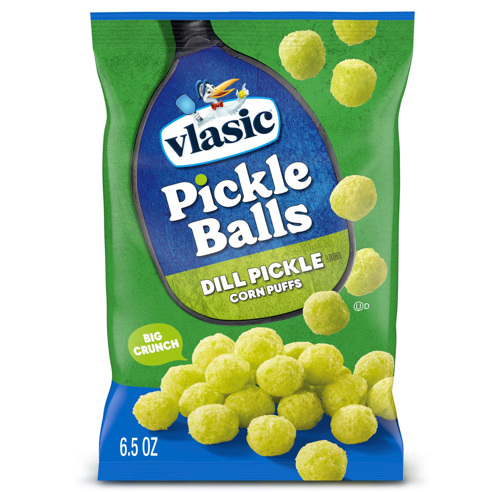 Vlasic Pickle Balls Dill Pickle Corn Puffs · Snack salado · 184 g
