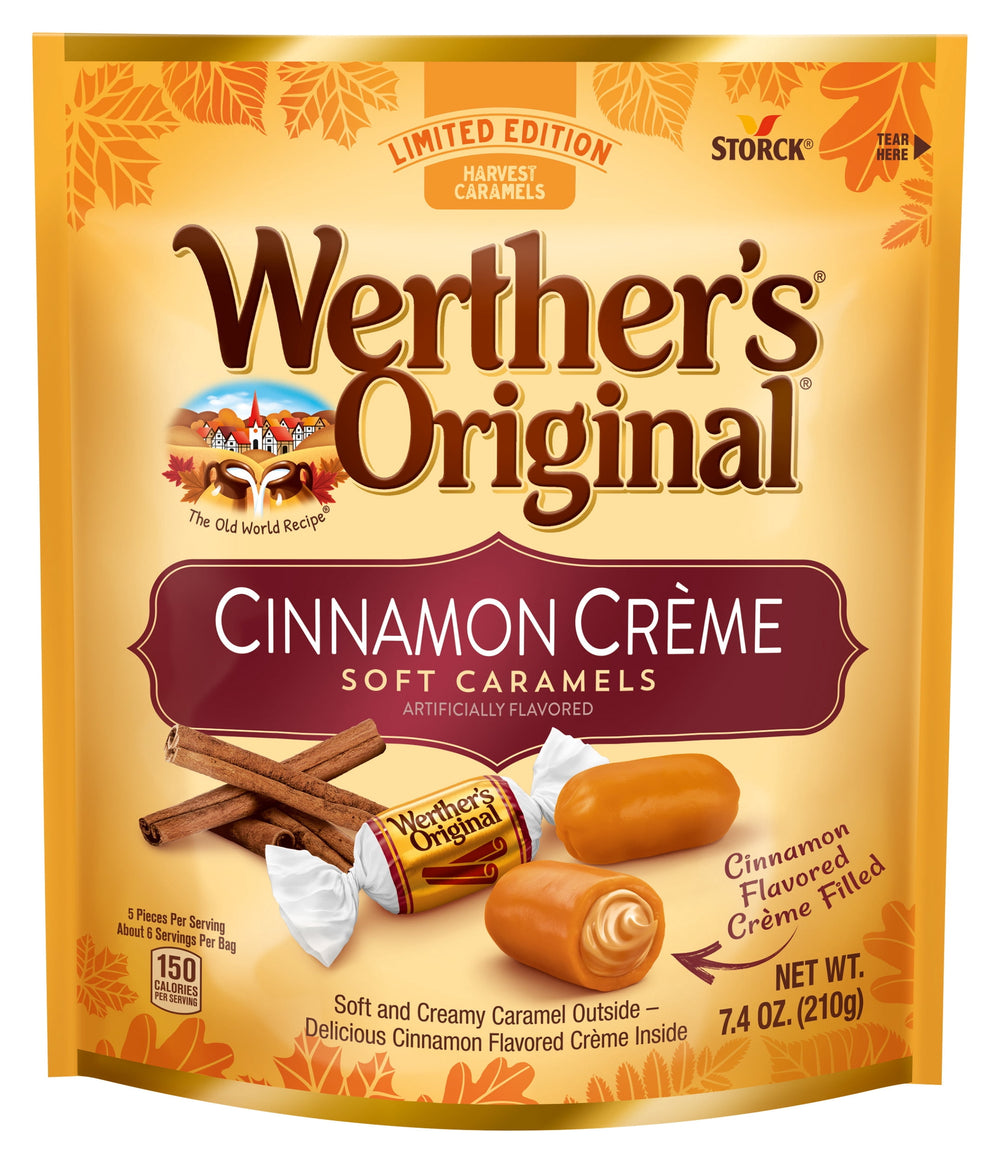 Werther's Original Limited Edition Fall Harvest Cinnamon · Dulce · 210 g · bolsa