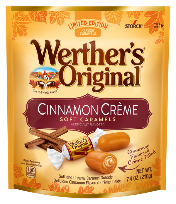 Werther's Original Limited Edition Fall Harvest Cinnamon · Dulce · 210 g · bolsa