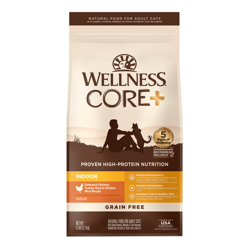Wellness CORE+ Indoor · Alimento seco para gatos · 2.27 kg