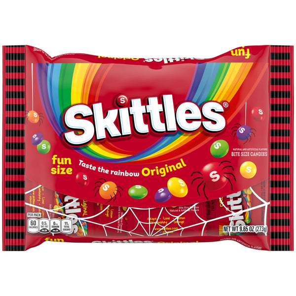 Skittles Halloween and Gelatin Free Gluten Free · Caramelos · 274 g · bolsa · tamaño fun