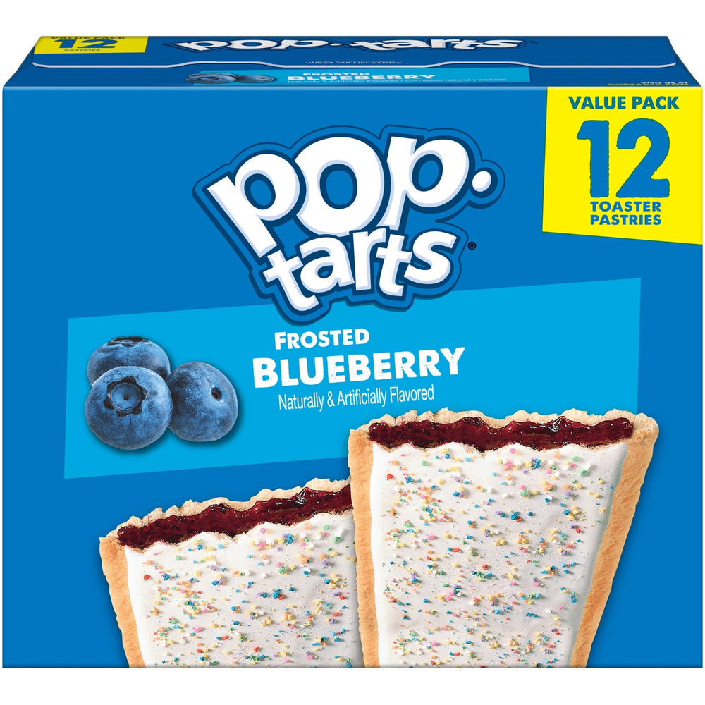 Pop-Tarts Frosted Blueberry · Pastelitos · 12 piezas