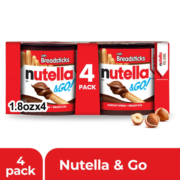 Nutella & GO! Chocolate Hazelnut Spread with Cocoa + · Caramelos · 51 g