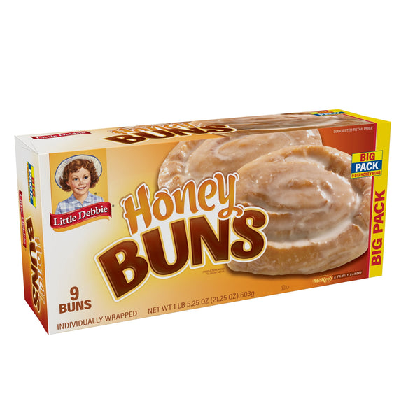 Little Debbie Big Pack Honey Buns · Pastelitos · 9 pzas · 600 g