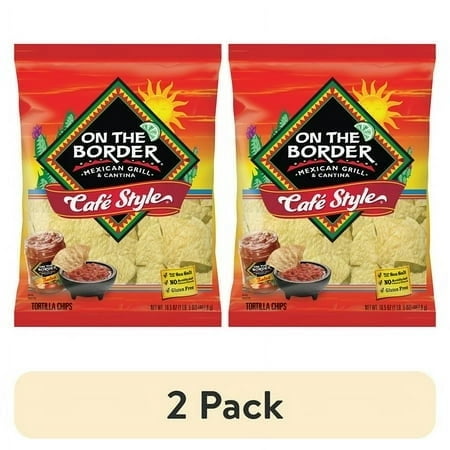 On The Border Cafe Style sin gluten · Totopos · 2 pack de 468 g