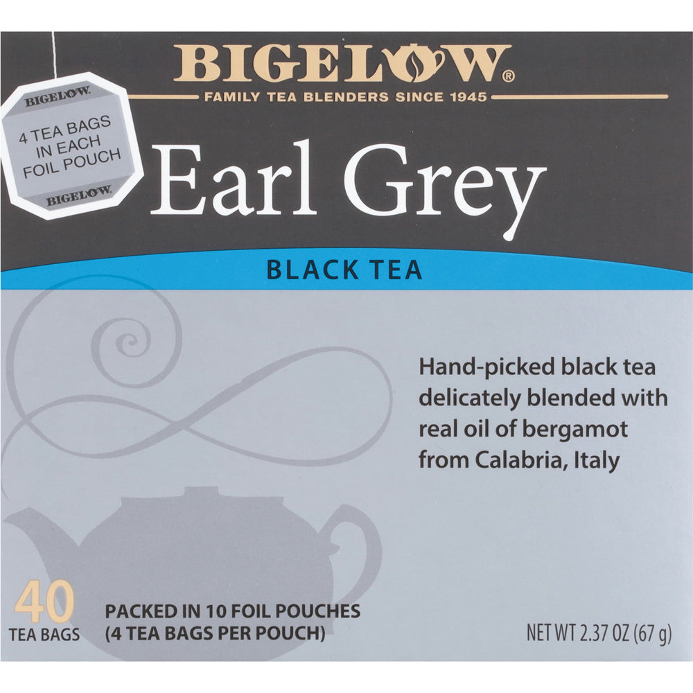 Bigelow Earl Grey Black Tea · Té · 40 pzas