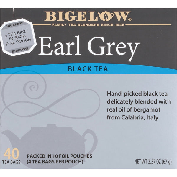 Bigelow Earl Grey Black Tea · Té · 40 pzas