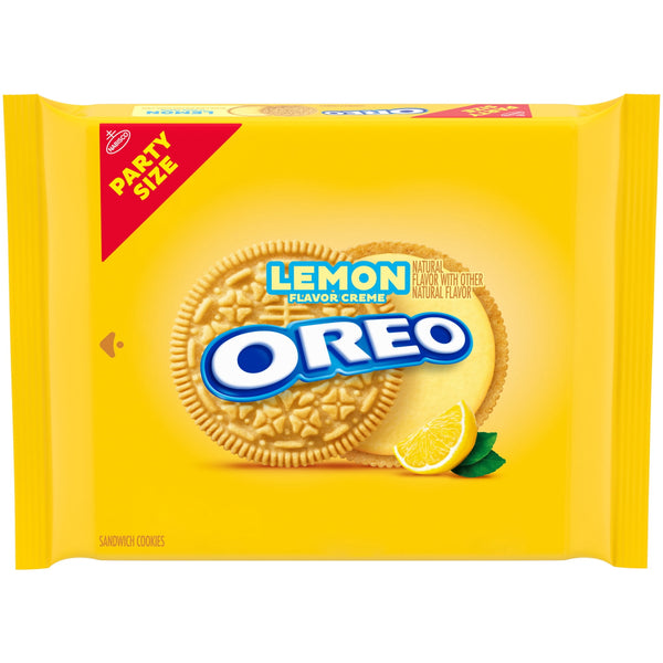 OREO Lemon Creme · Galletas · 707 g · tamaño fiesta