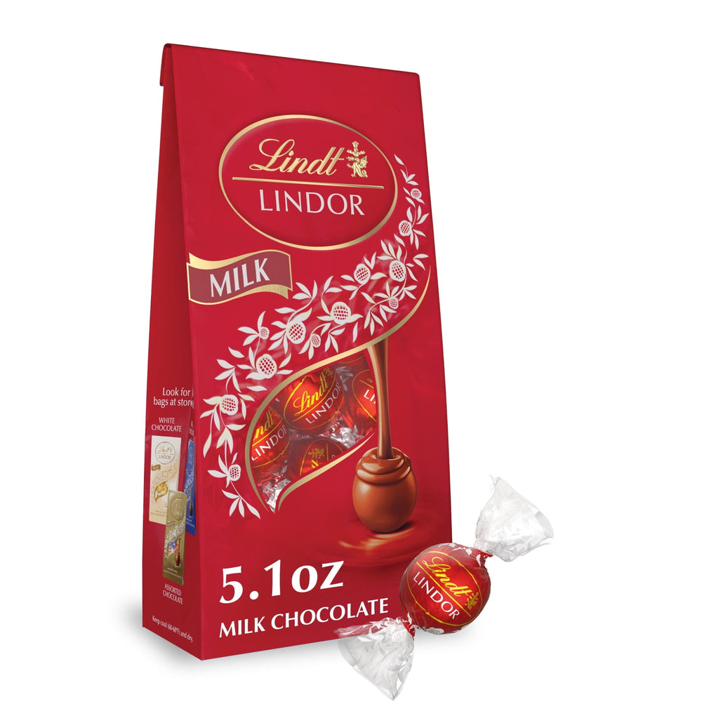 Lindt LINDOR Milk Chocolate · Caramelos · 145 g · bolsa