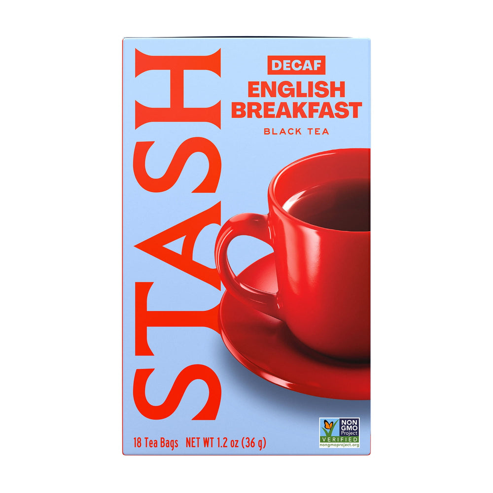 Stash Tea Decaf English Breakfast Black Tea · Té · 18 pzas
