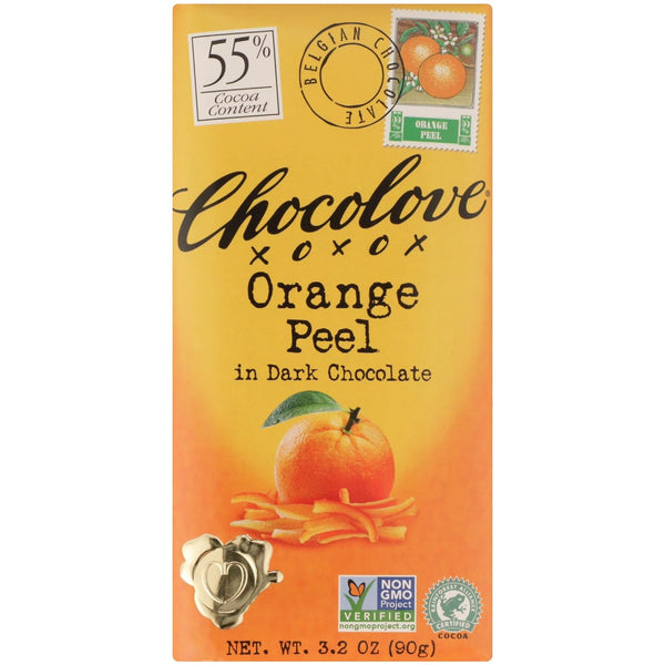 Chocolove Orange Peel In Dark Chocolate · Caramelos · 91 g