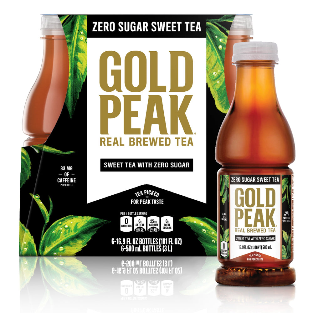 Gold Peak Sweet Tea Zero Sugar · Té · 6 botellas de 500 ml