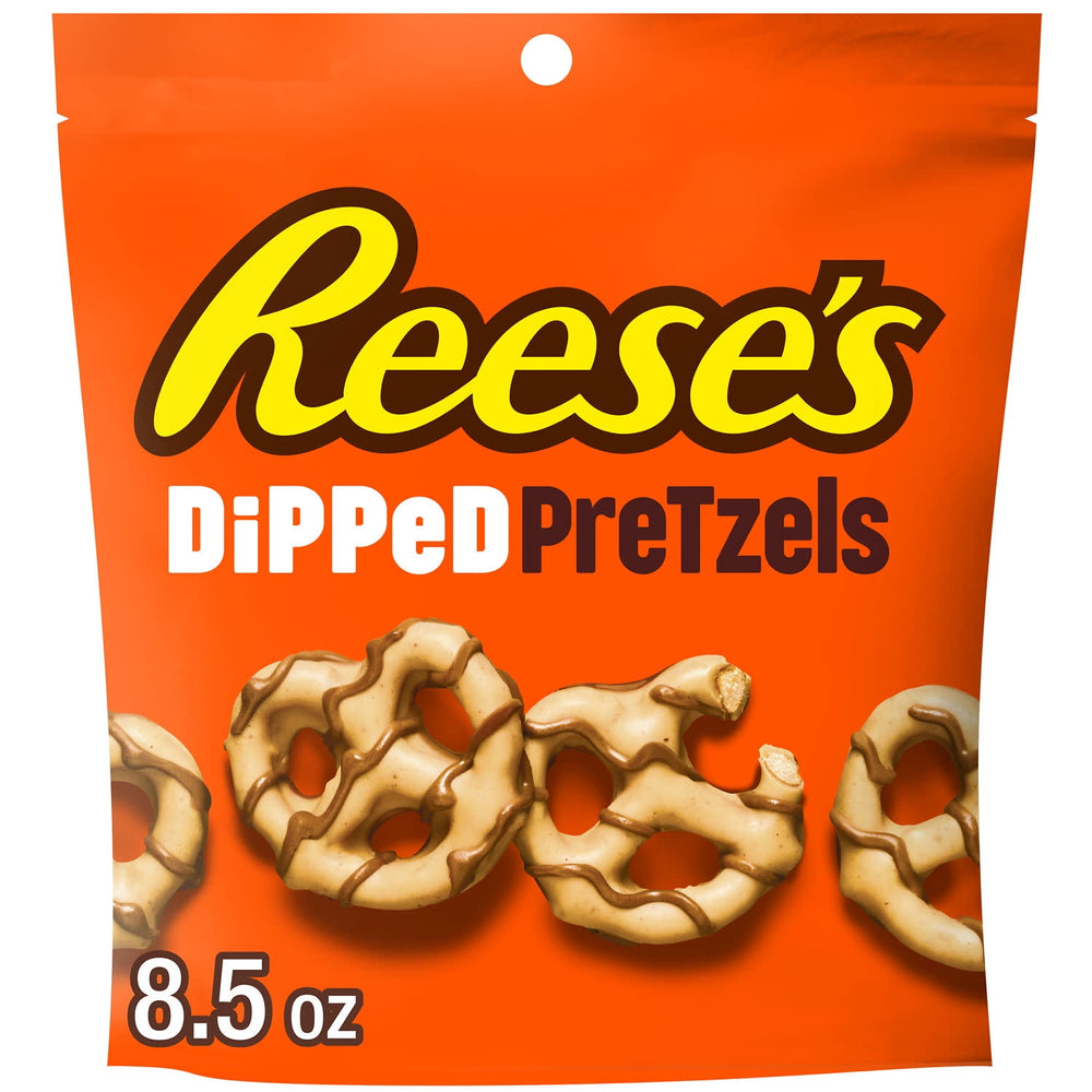 Reese's Chocolate and Peanut Butter Dipped · Pretzels · 241 g · bolsa