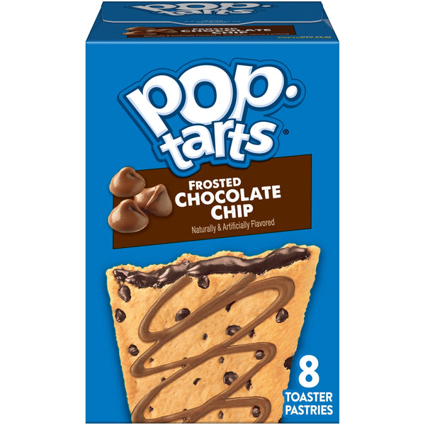 Pop-Tarts Frosted Chocolate Chip · Pastelitos · 8 pzas de 383 g