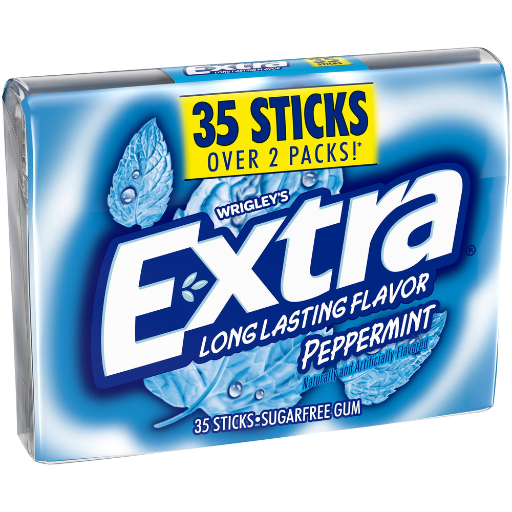 EXTRA Peppermint Long Lasting Mint sin azúcar · Chicles y mentas · 35 barras