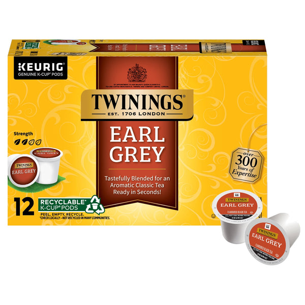 Twinings English Breakfast Black Tea Keurig Pods ( · Té · 12 pzas