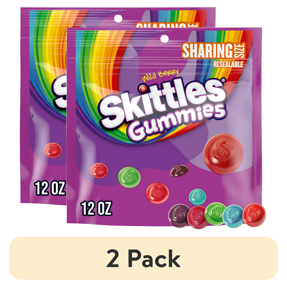 Skittles Wild Berry Sharing · Gomitas · 2 pack de 340 g
