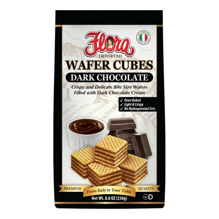 Dark Chocolate Wafer Cubes · Galletas